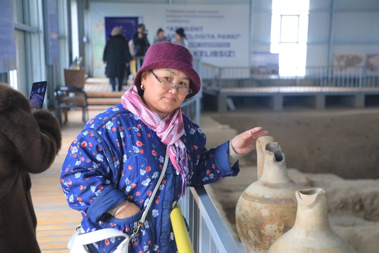 Participants of the 6th International Central Asian Women Farmers Forum Visited Ancient Axsikent