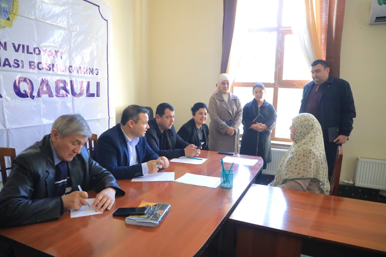 Head of the Justice Department Held a Mobile Reception