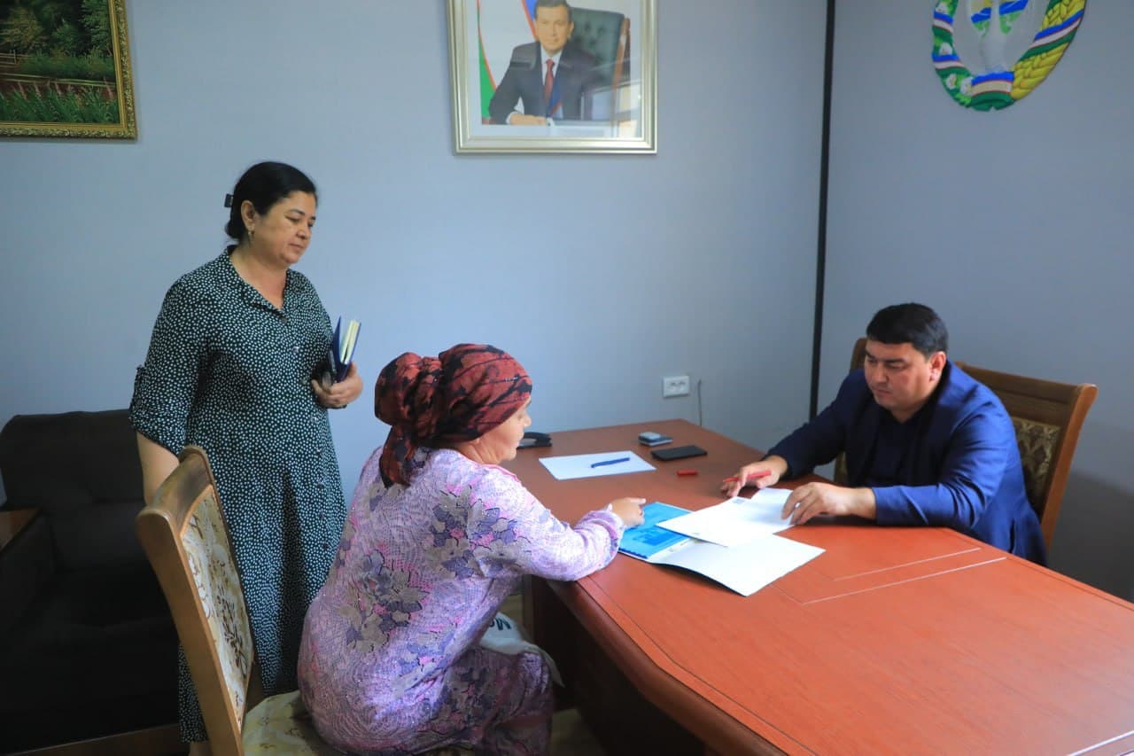 Bugun ommaviy qabul o‘tkazildi