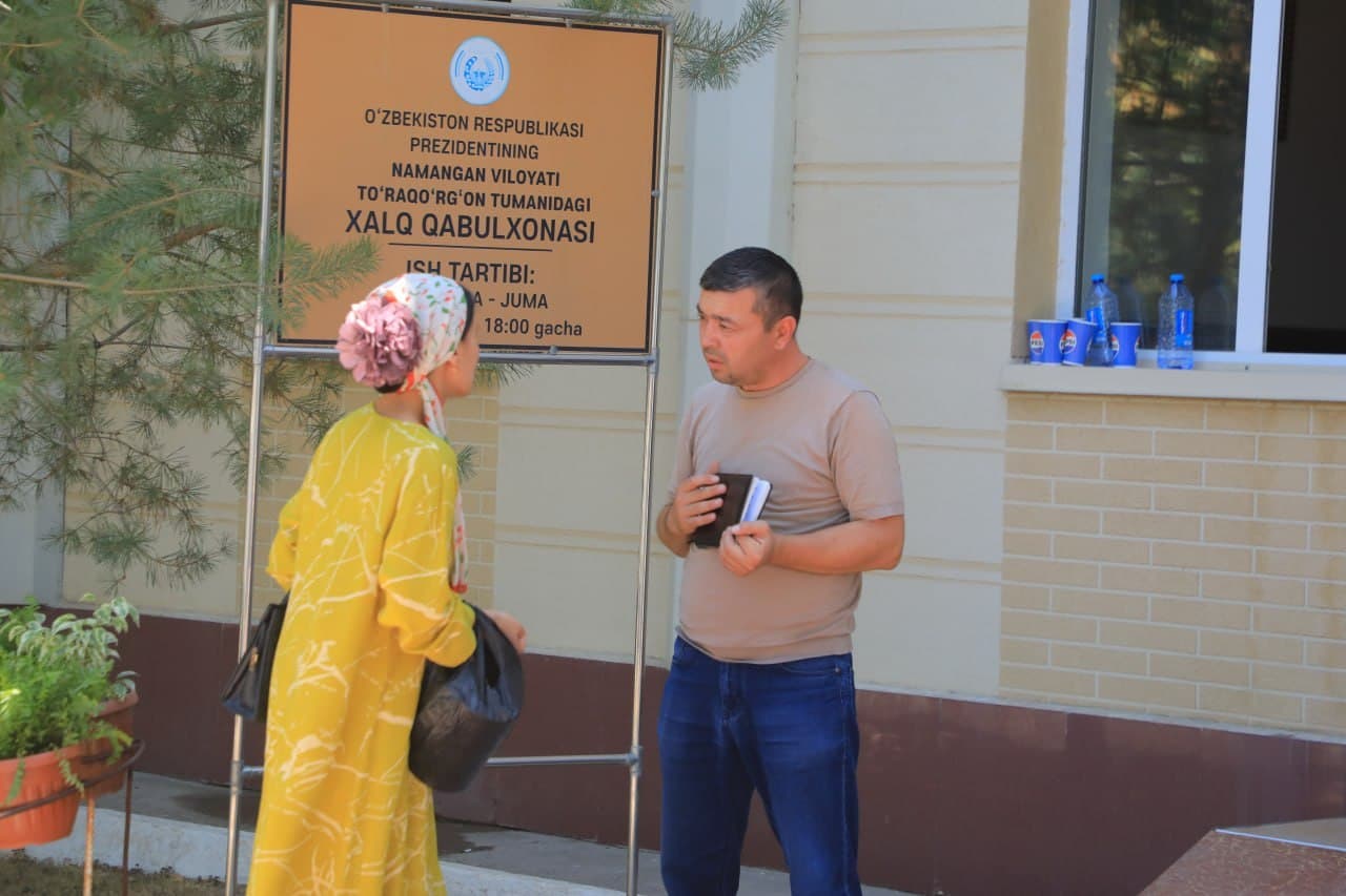 “Xalq qabulxonasi”da tuman rahbarlarining qabuli bo‘lib o‘tdi