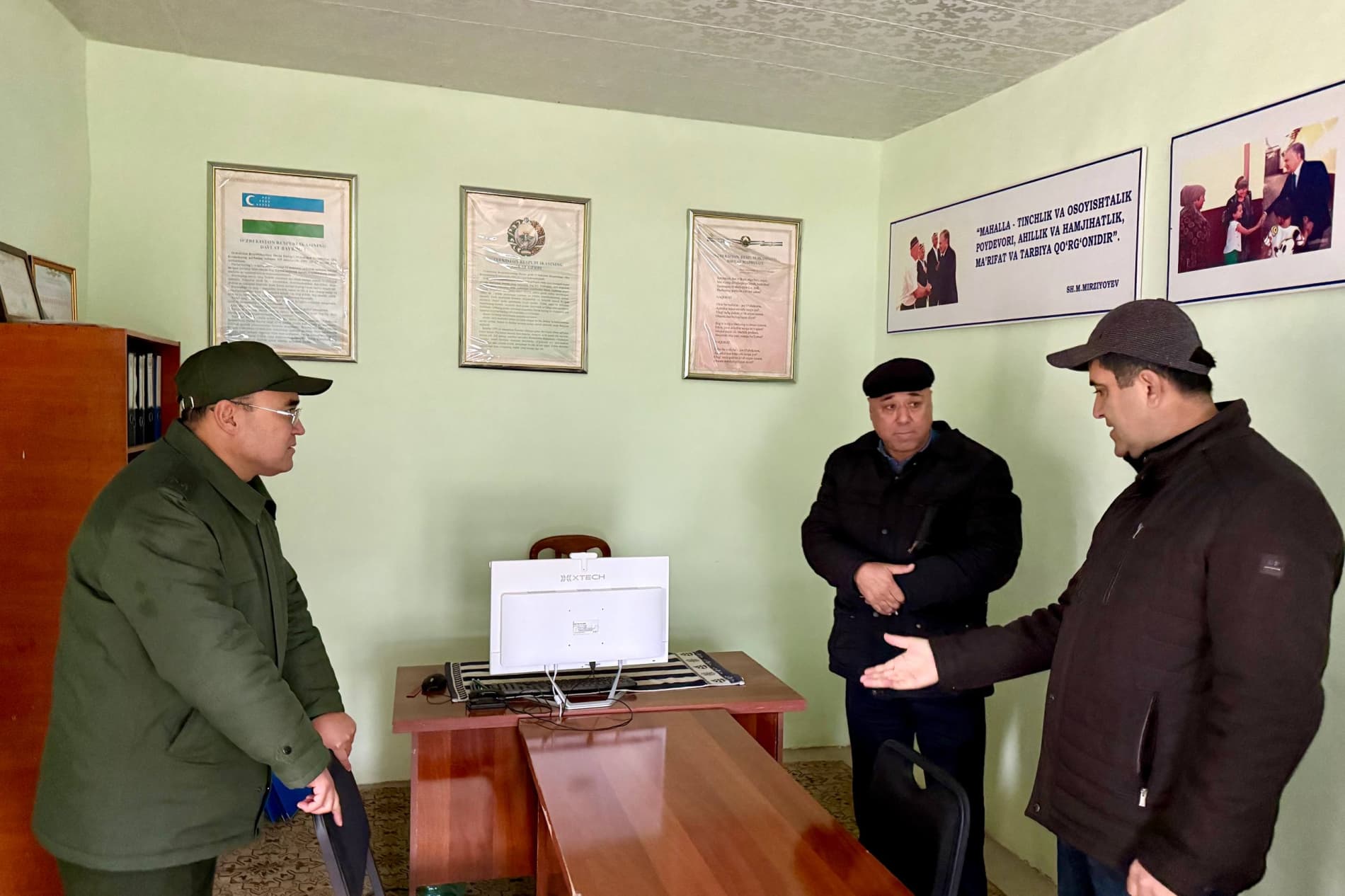 Foto: Navbatdagi oʻrganish ishlari Gumbuloq mahallasida olib borildi