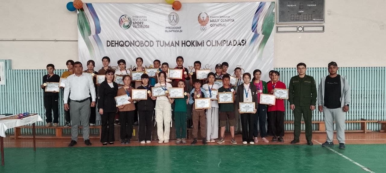 🏆 “Yangi O‘zbekiston — Olimpiya cho‘qqilari sari” musobaqasi doirasida kurash bellashuvlari o‘tkazildi