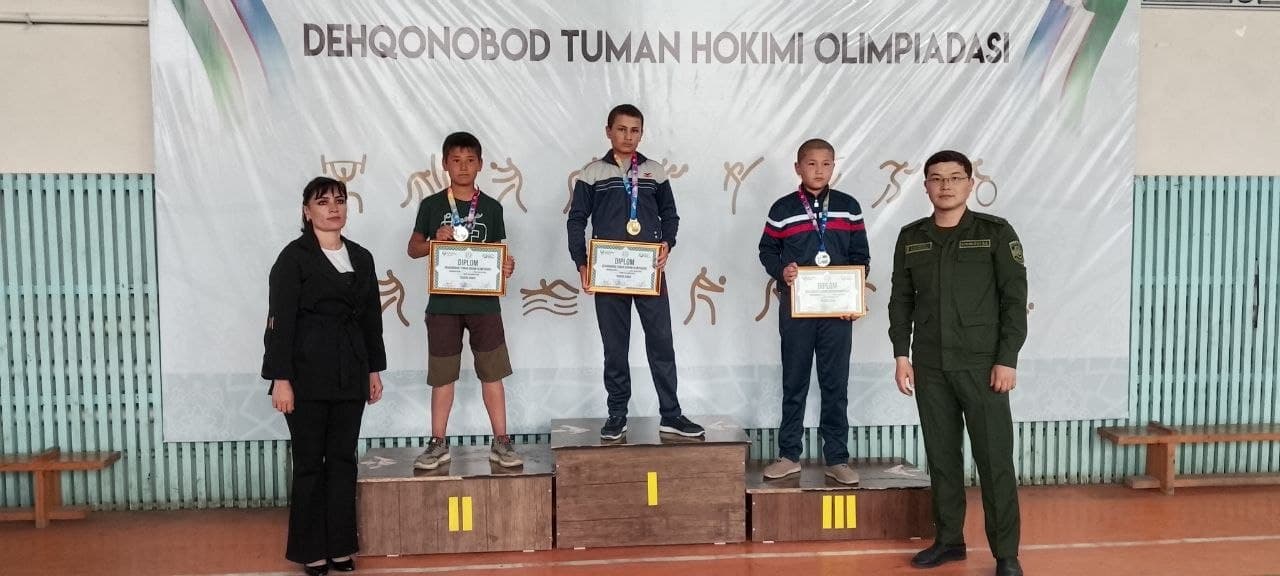🏆 “Yangi O‘zbekiston — Olimpiya cho‘qqilari sari” musobaqasi doirasida kurash bellashuvlari o‘tkazildi
