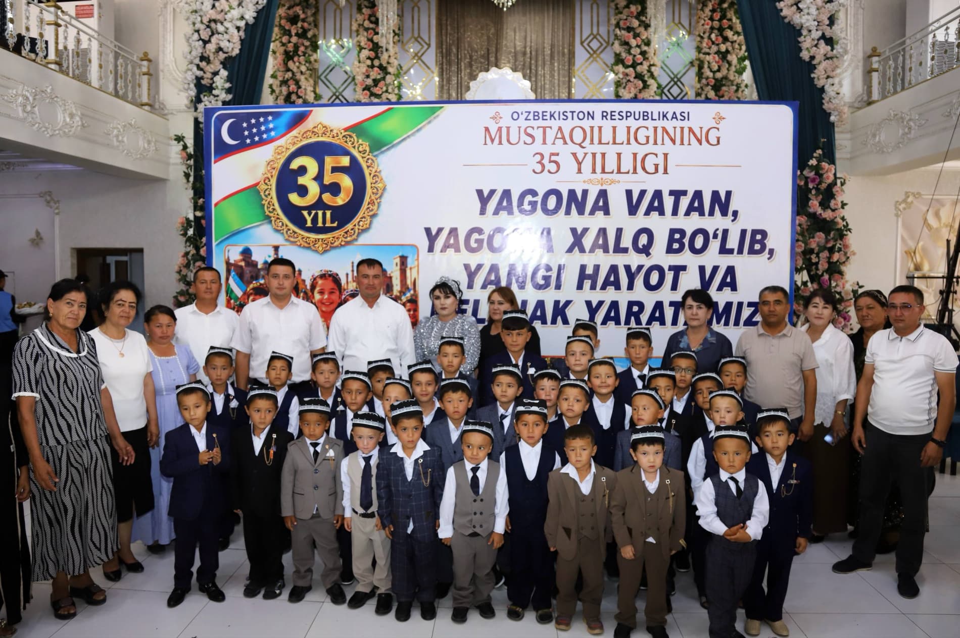 Dehqonobodda 35 nafar “Istiqlol farzandi”ning sunnat to‘yi nishonlandi