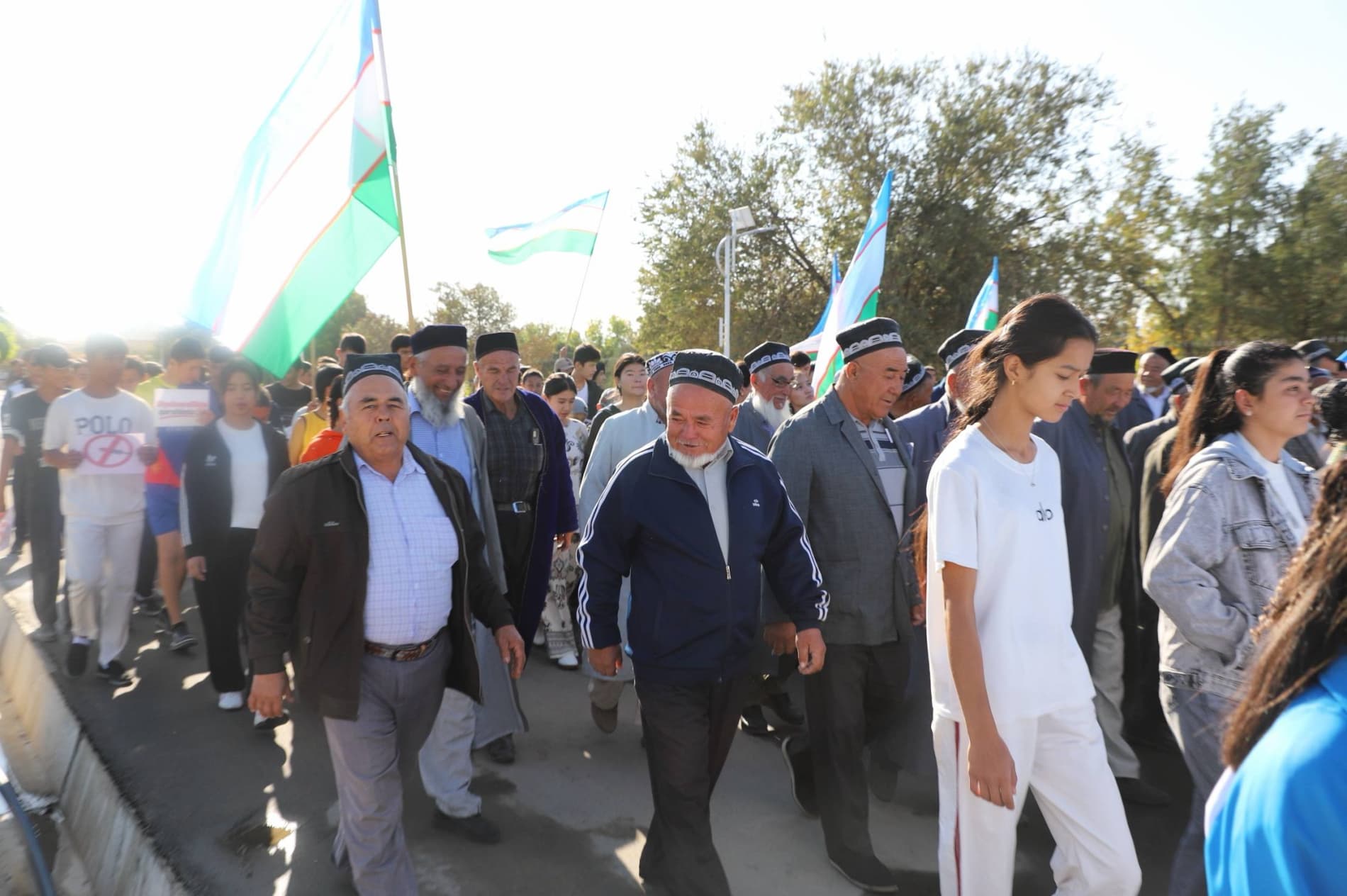 🚫 Dehqonobodda “Biz giyohvandlikka qarshimiz!” shiori ostida “5000 qadam” marafoni o‘tkazildi