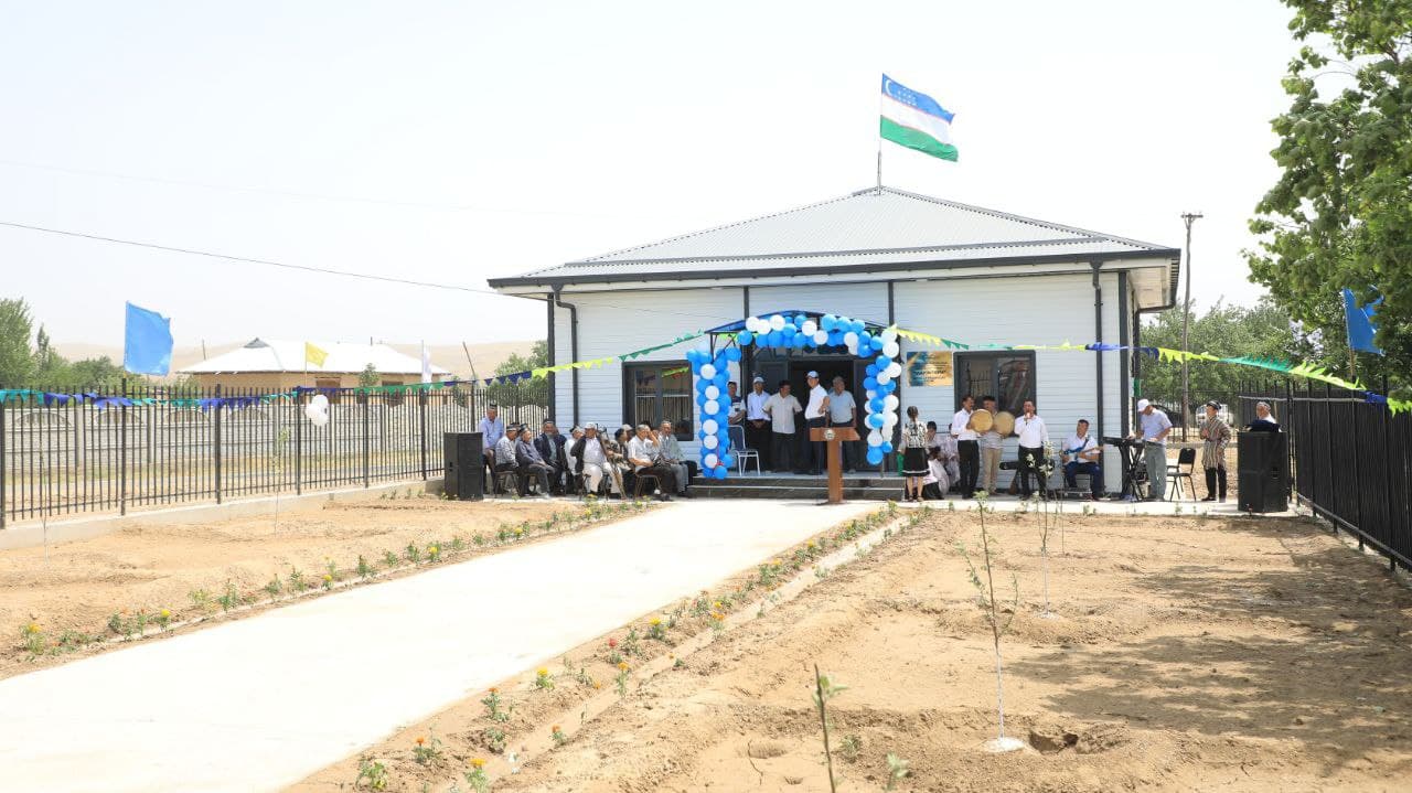 Qo'shrabotda mahallaning yangi binosi foydalanishga topshirildi.