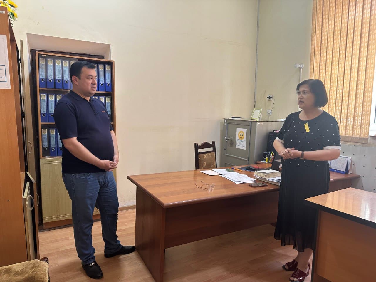 Officials of the Ministry of Justice visited the justice departments of Norin, Uchqo‘rg‘on, Yangiqo‘rg‘on, and Kosonsoy districts in Namangan region.