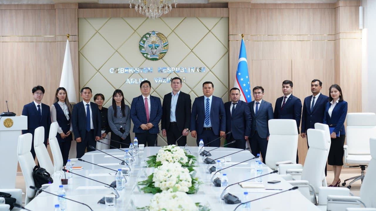 A meeting was held between Deputy Minister of Justice N. Mukhammadiyev and a delegation of experts from the Korea International Cooperation Agency (KOICA).