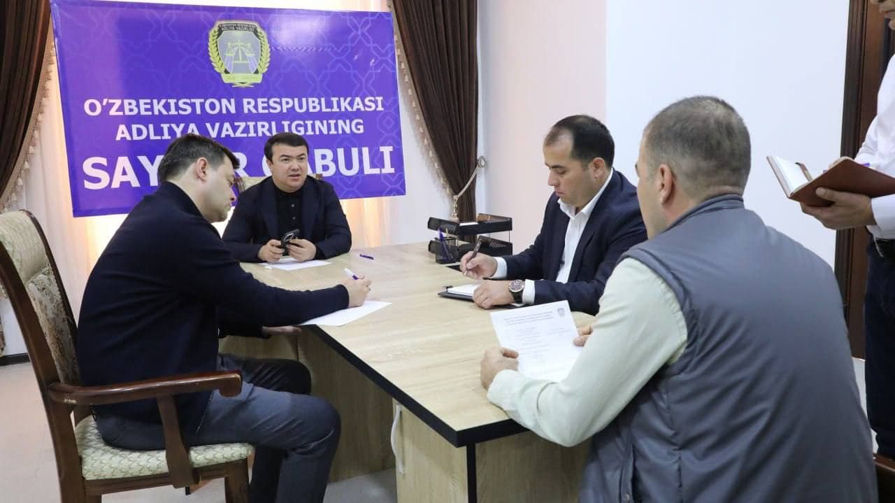 Заместитель министра юстиции Н. Мухаммадиев провёл встречу с предпринимателями Косонского района