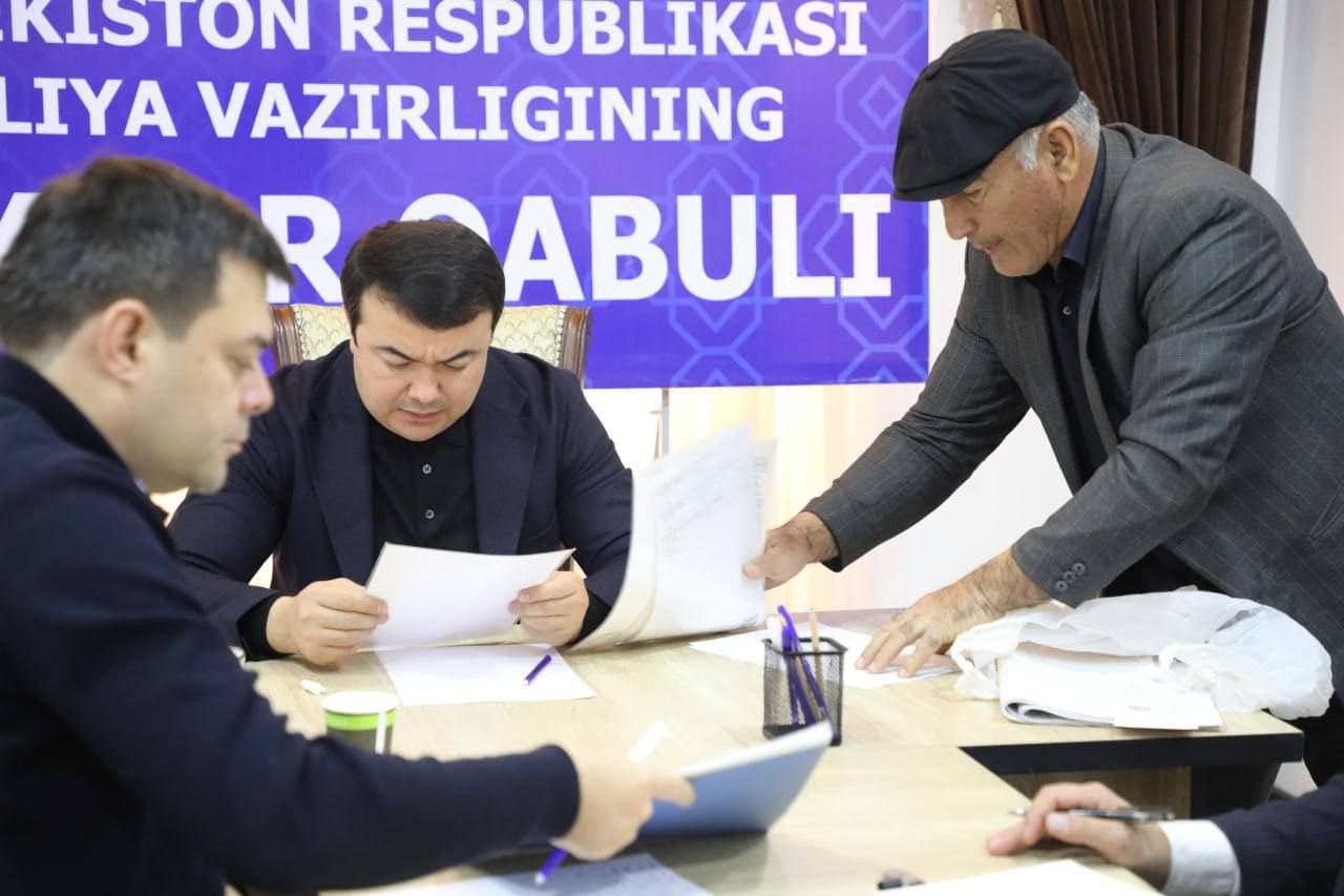 Заместитель министра юстиции Н. Мухаммадиев провёл встречу с предпринимателями Косонского района