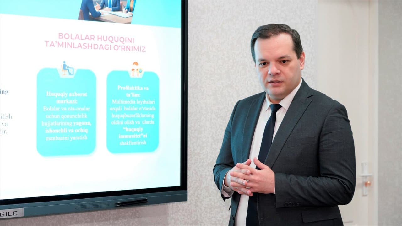 “Adolat” MHAM va UNICEF: Bola huquqlariga oid axborotni yetkazishda yangicha yondashuv