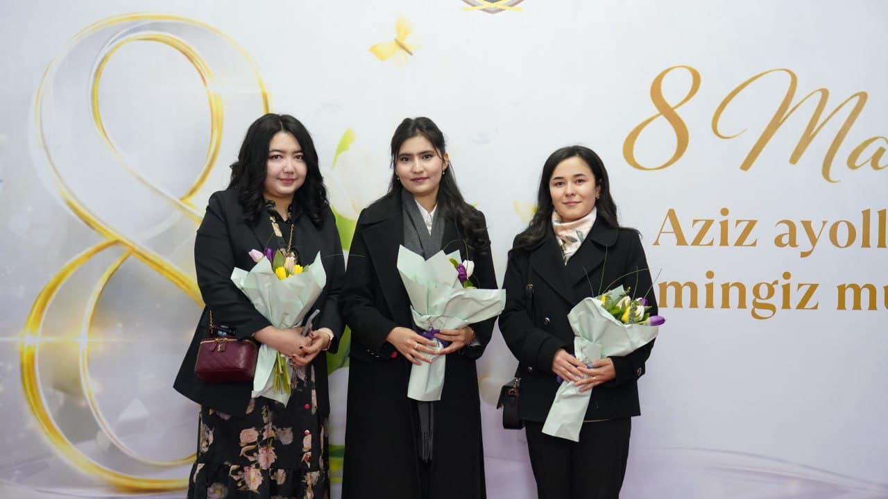 Adliya vazirligida ayollarga hurmat va ehtirom ko'rsatildi