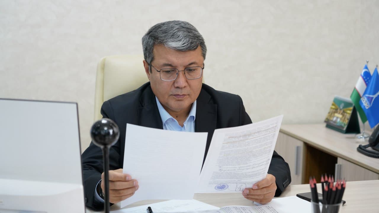 Adliya vaziri vazirlik binosida navbatdagi qabulini o'tkazdi