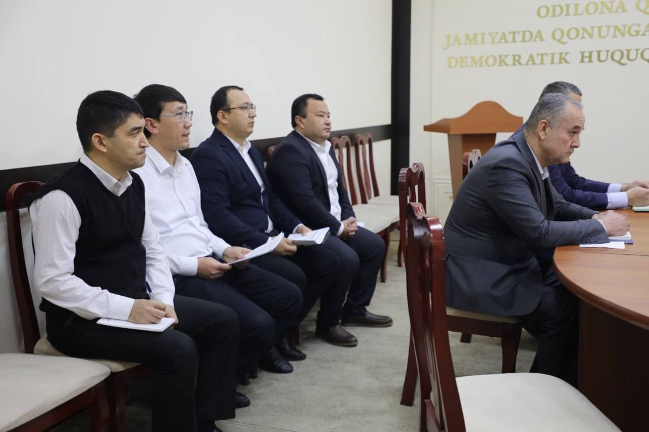 The Minister of Justice familiarized himself with the activities of the Samarkand Regional Justice Department