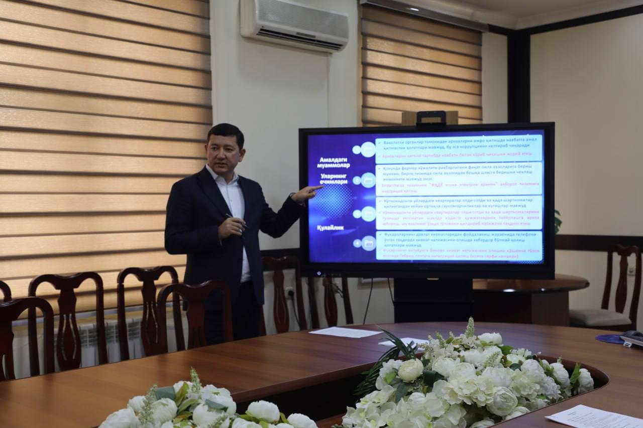 The Minister of Justice familiarized himself with the activities of the Samarkand Regional Justice Department