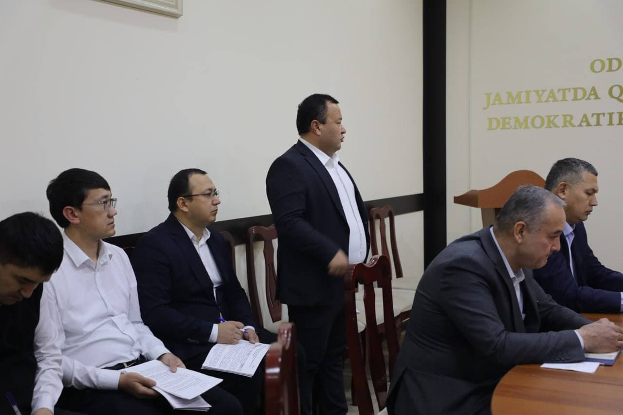 The Minister of Justice familiarized himself with the activities of the Samarkand Regional Justice Department