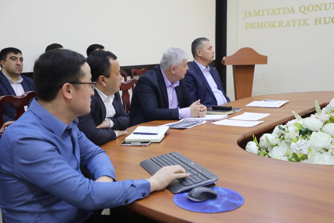 The Minister of Justice familiarized himself with the activities of the Samarkand Regional Justice Department