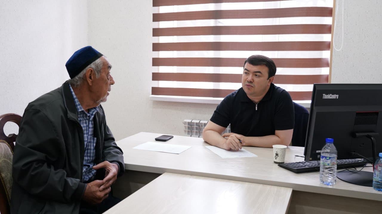 Адлия вазирининг сайёр қабули ташкил этилди