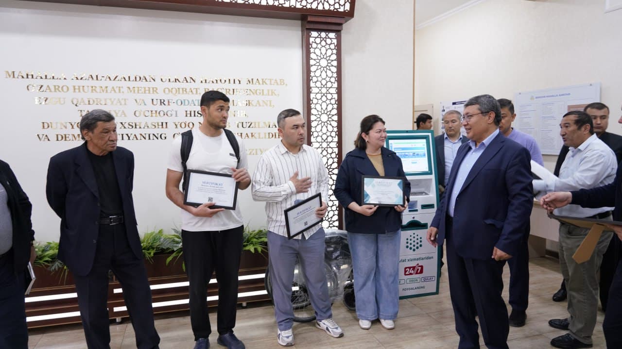 Адлия вазирининг сайёр қабули ташкил этилди