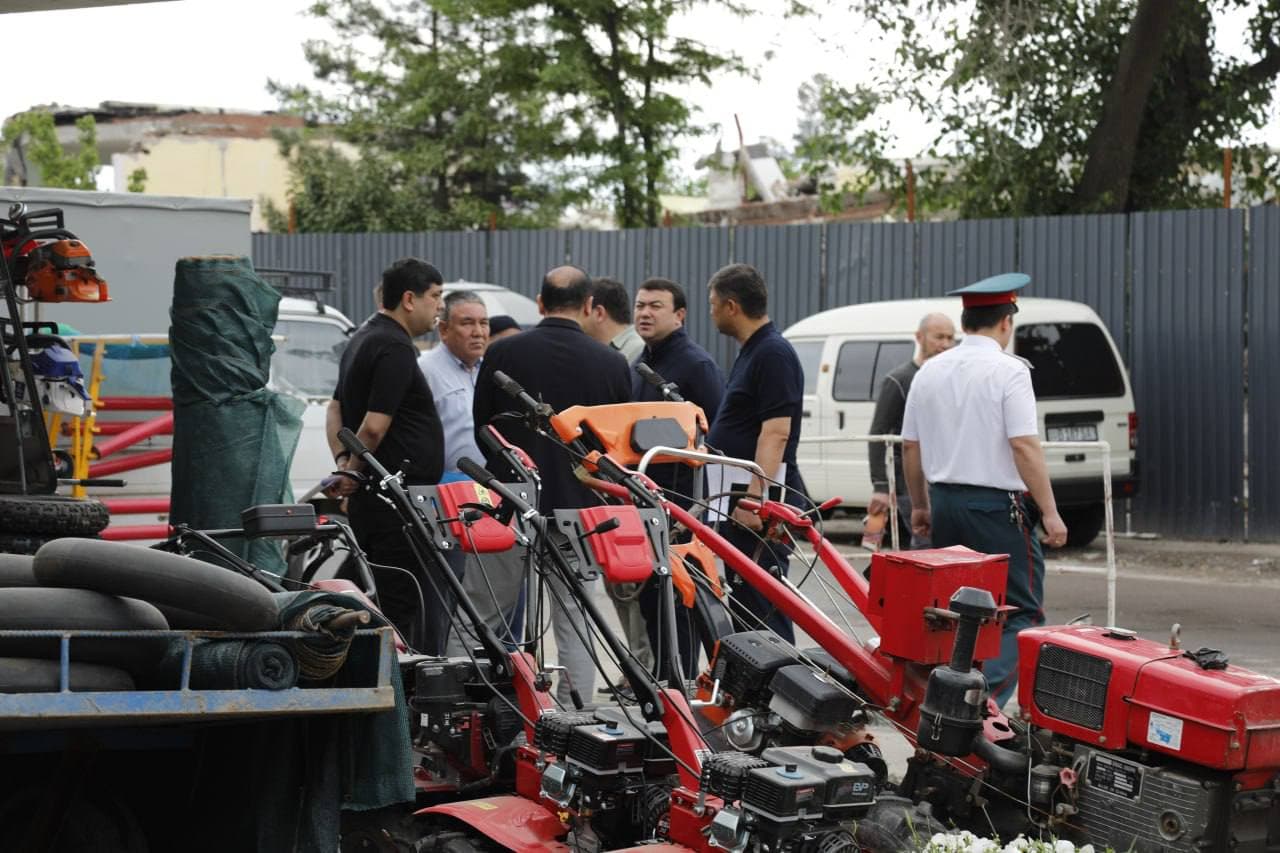 Minister of Justice A. Tashkulov visited the “Yangiobod” market in Yashnobod district