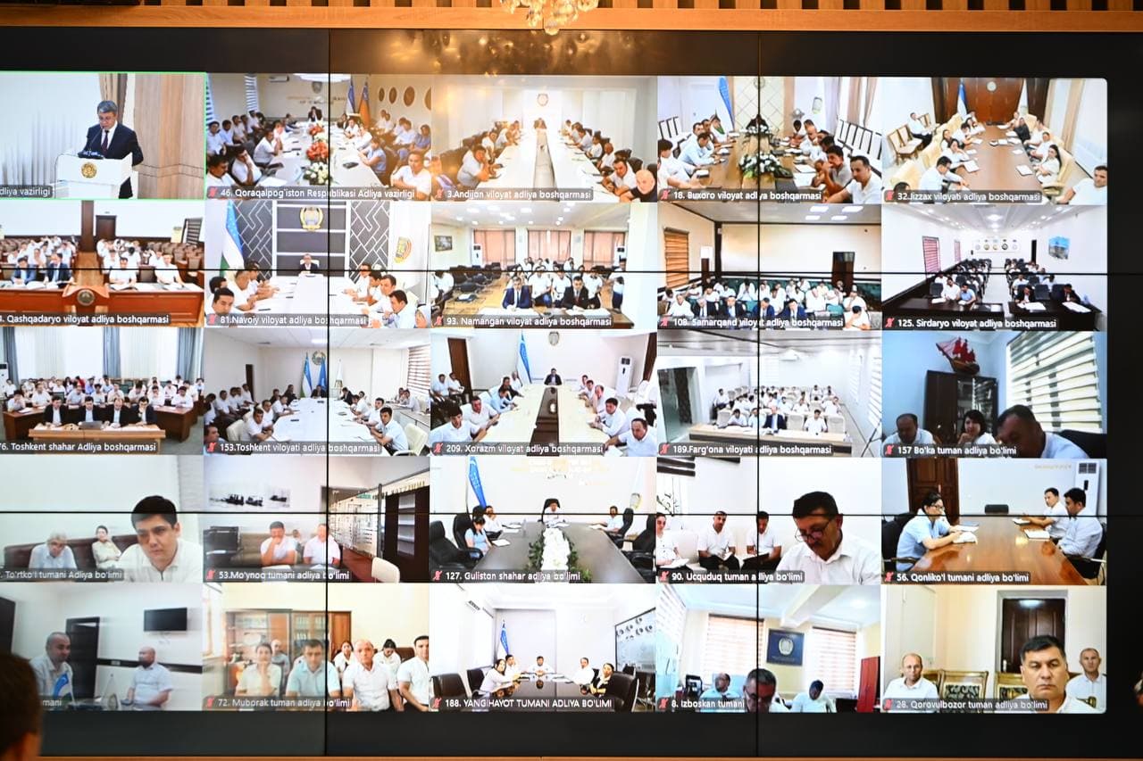 Expanded Board Meeting Held at the Ministry of Justice