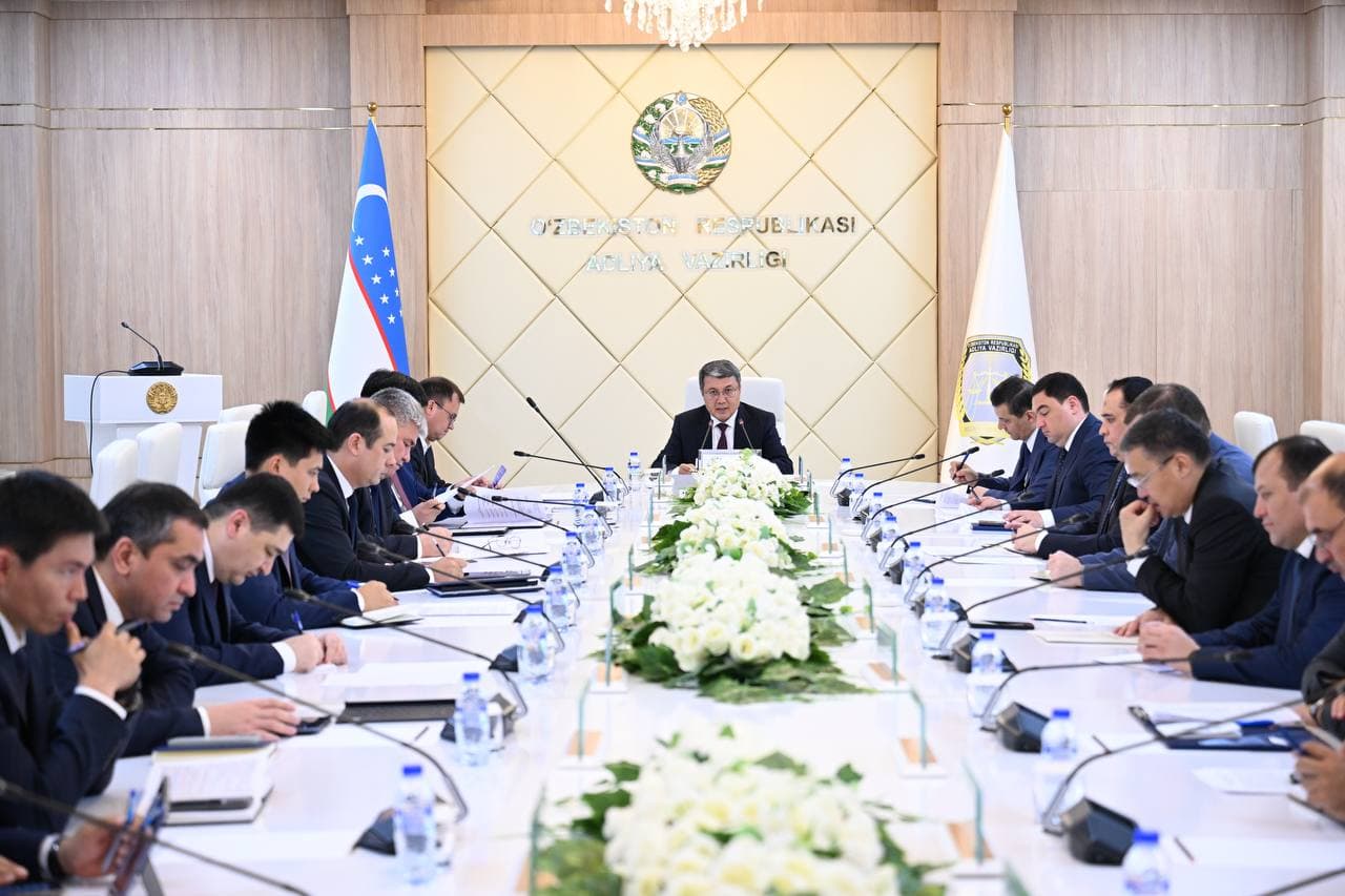 Expanded Board Meeting Held at the Ministry of Justice