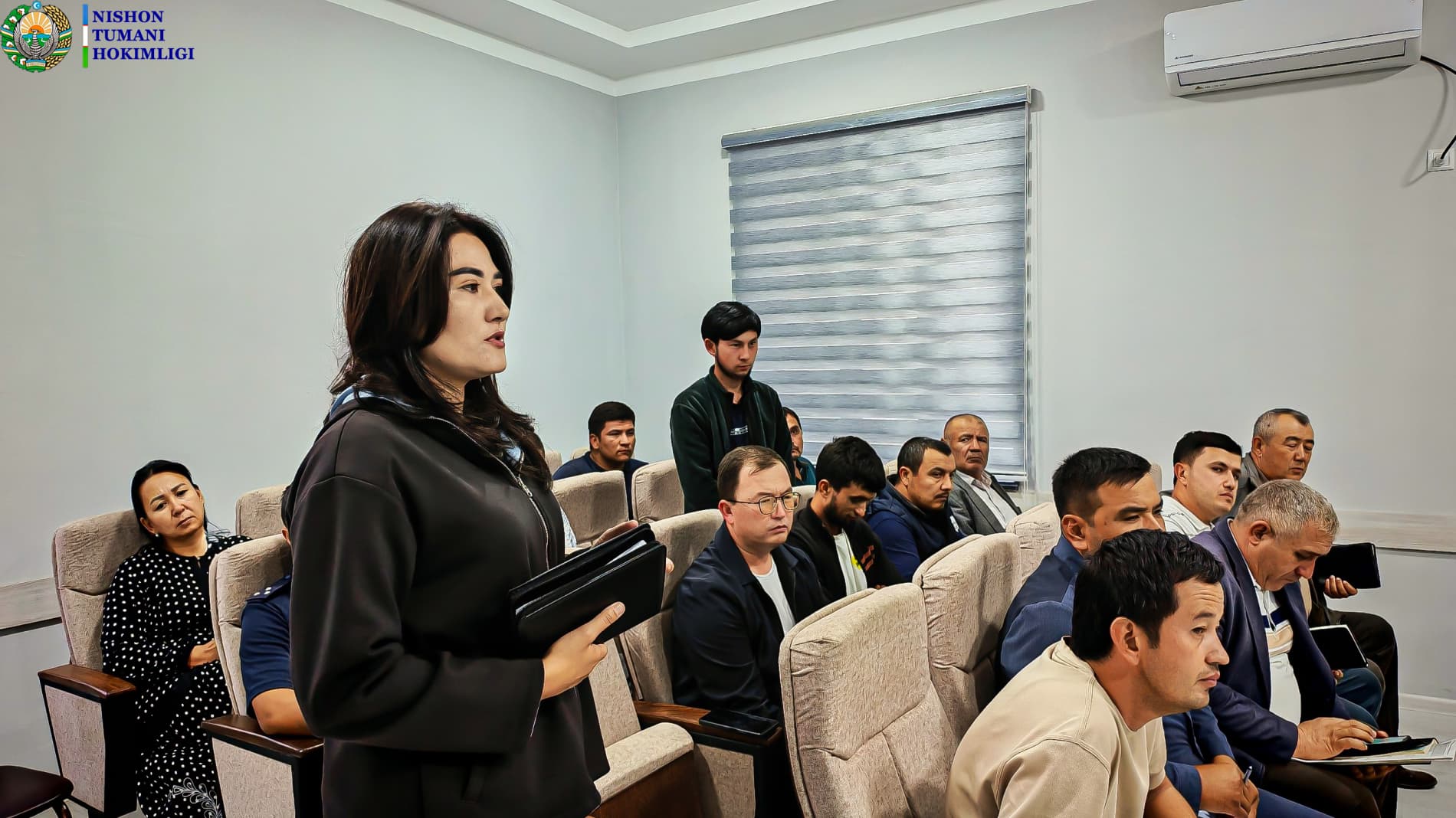 Nishon tumani hokimi navbatdagi loyihalar taqdimotida ishtirok etdi
