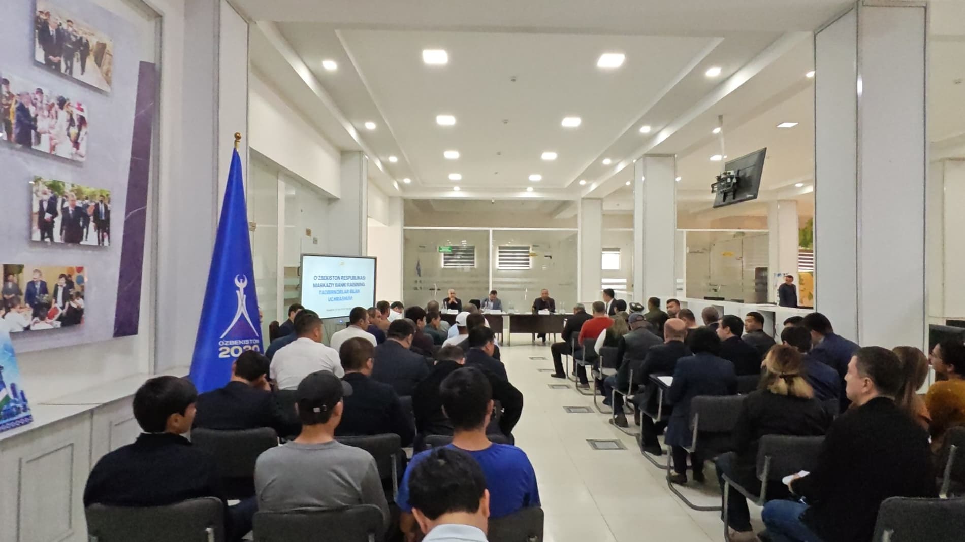 Председатель Правления Центрального банка провёл открытый диалог с предпринимателями Нишанского района
