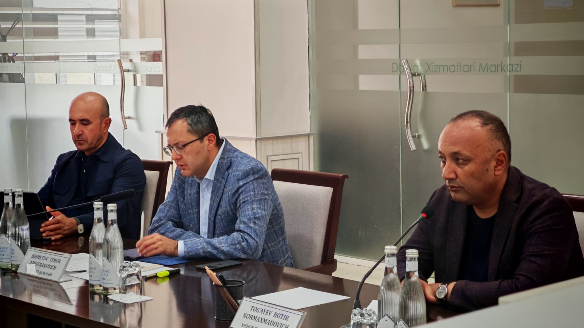Председатель Правления Центрального банка провёл открытый диалог с предпринимателями Нишанского района