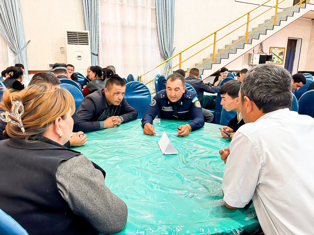 NISHON TUMANIDA “XAVFSIZ MAHALLA BILIMDONI” TANLOVINING TUMAN BOSQICHI O‘TKAZILDI