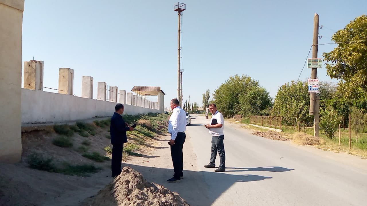 Tuman hokimi Tallikuron mahallasida bo‘ldi