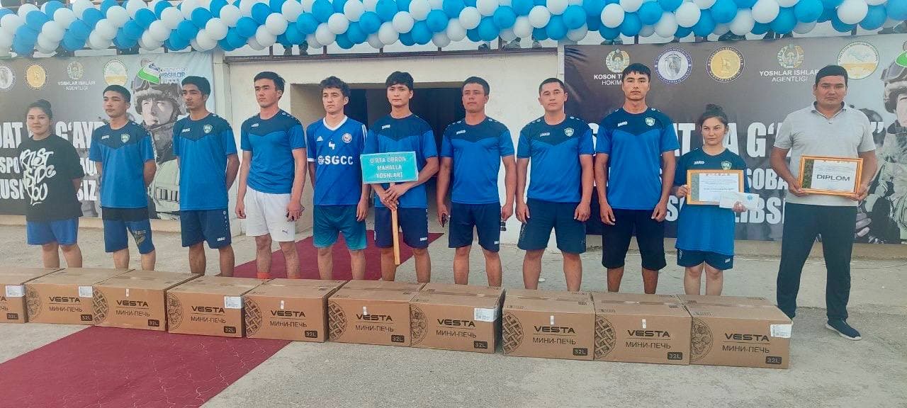 Koson tumanida "Shijoat va g'ayrat" harbiy-sport musobaqasi o'tkazildi