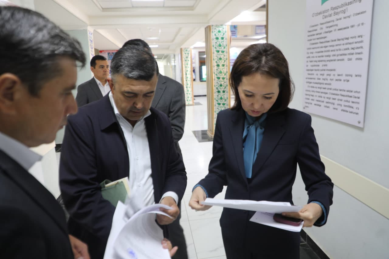 100-maktabda GRACE dasturi ijrosi o'rganildi