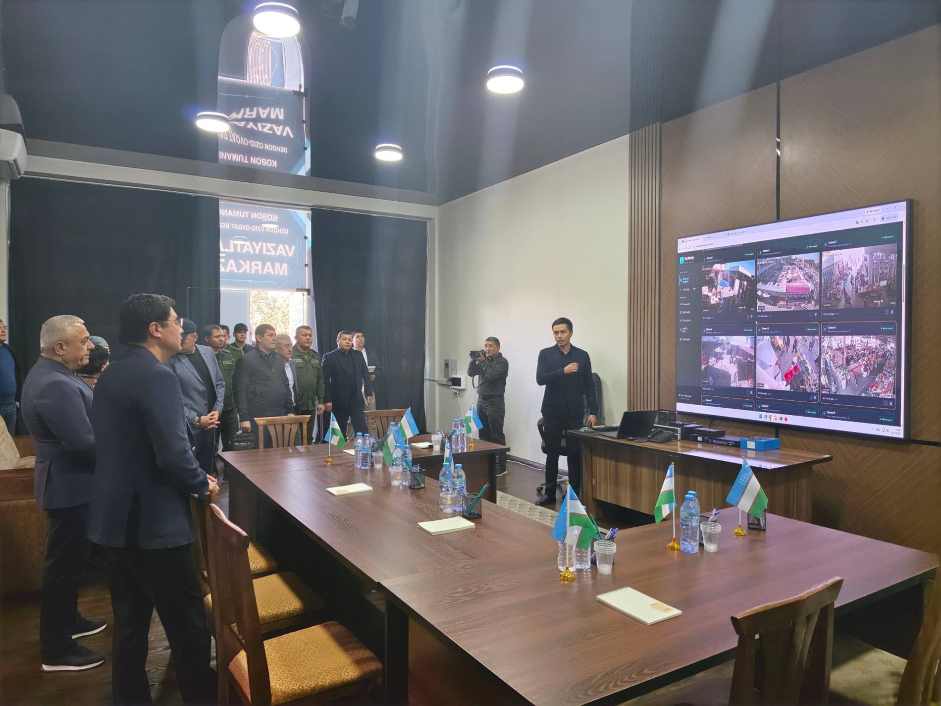 Косон деҳқон бозорида "Рақамли бозор" платформаси ва "Вазиятлар маркази" фаолияти ўрганилди