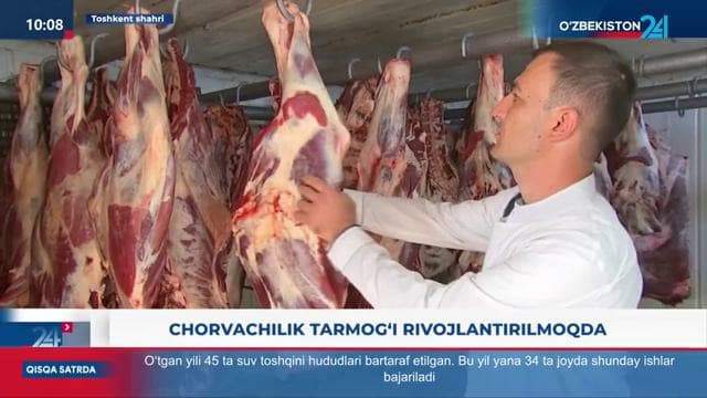 В результате проводимых реформ по развитию отраслей животноводства в нашей стране за последние пять лет количество скота в животноводческих хозяйствах увеличилось в два раза, а производство продукции животноводства — в три раза.