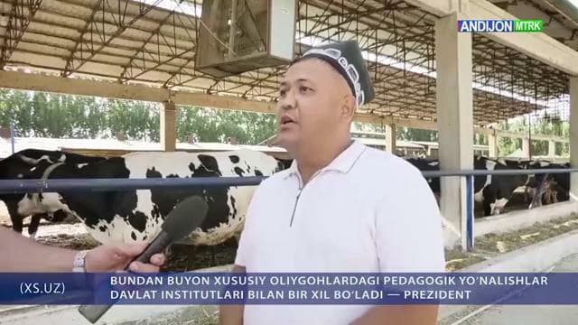 Андижон вилоятидаги 33 та бўрдоқичилик хўжаликларида 11.8 минг бош қорамол парваришланмоқда. Шу пайтга қадар тирик вазнда 6.5 тонна гўшт етиштирилди.