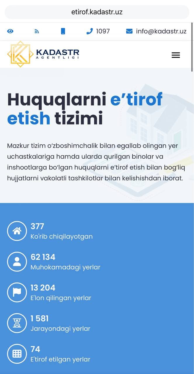“E’TIROF” AATNING KUNLIK HISOBOTI