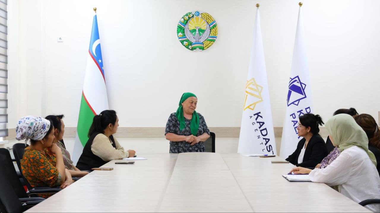 Kadastr agentligi tizimida xotin-qizlar masalalari e’tibor markazida