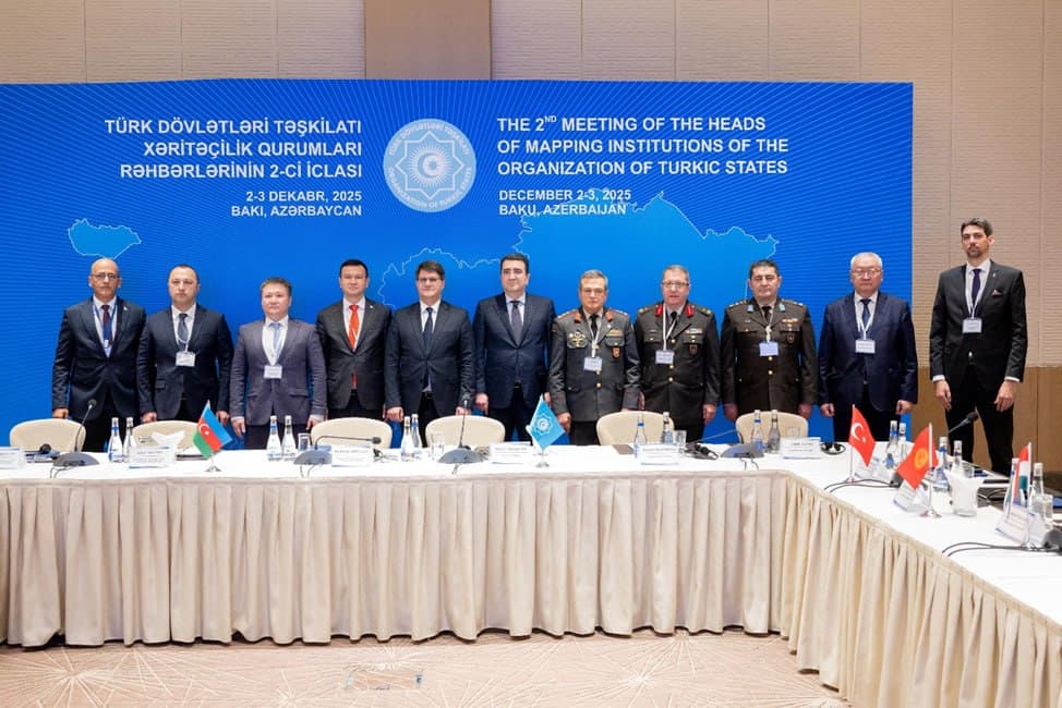 Joriy yilning 3-dekabr sanasida Ozarbayjonning Boku shahrida Turkiy davlatlar tashkilotining kartografiya idoralari Ishchi guruhining 2-yig‘ilishi bo‘lib o‘tdi.