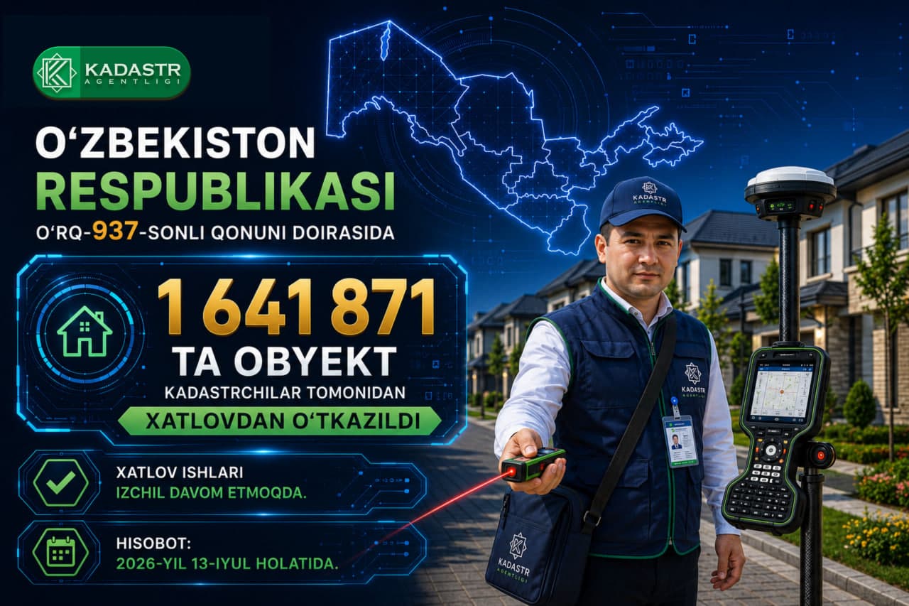 O‘zbekiston Respublikasi O‘RQ–937-sonli Qonuni doirasida: