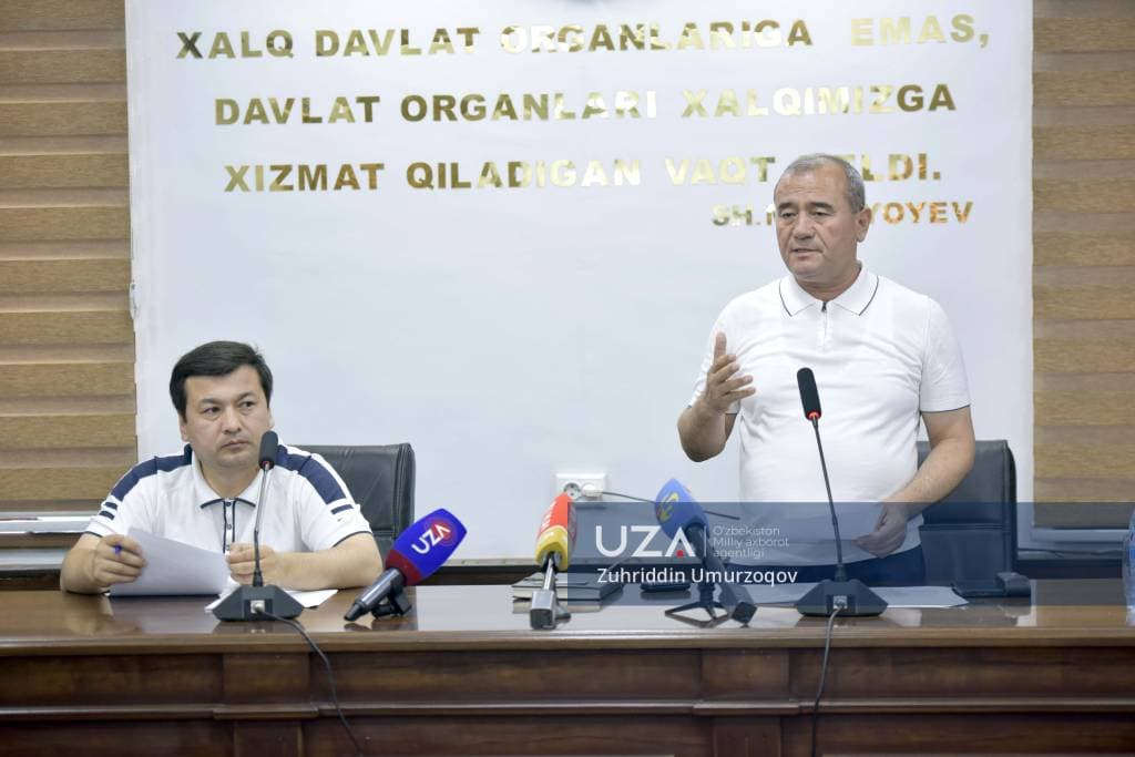 Andijon viloyatida matbuot anjumani o‘tkazildi