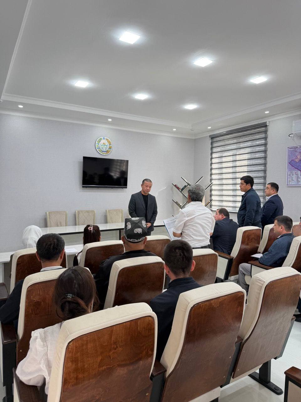 Qaşqadaryo viloyati Kadastr binolaridagi şaroitlar va xizmatlar sifati örganildi.