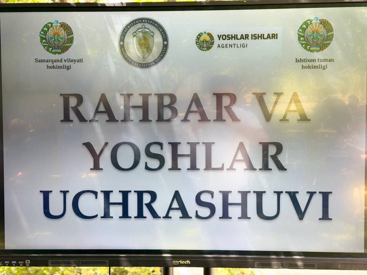 YOSHLAR BILAN OCHIQ MULOQOT O‘TKAZILDI