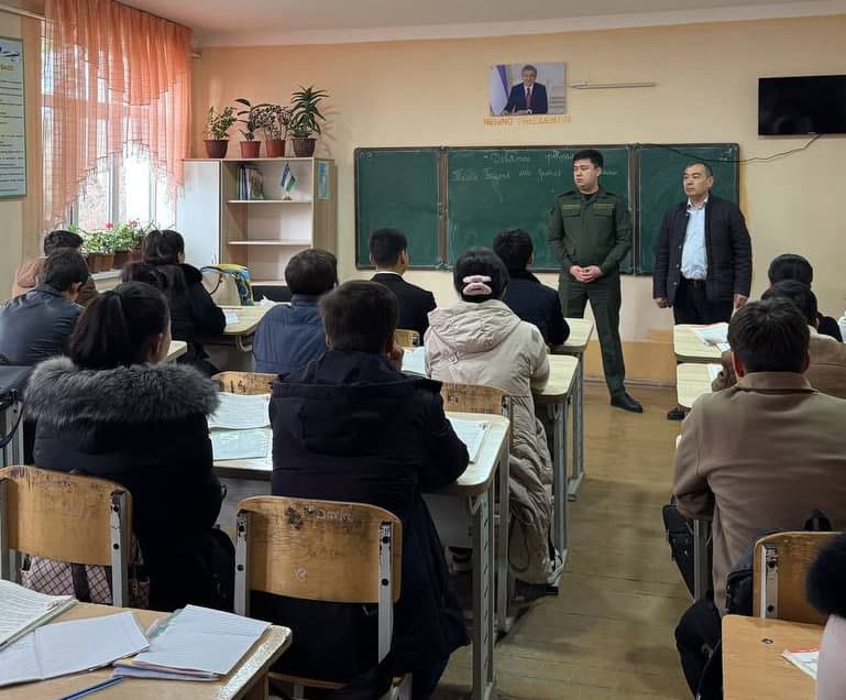 Maktablarda “vijdon” darsi o‘tildi