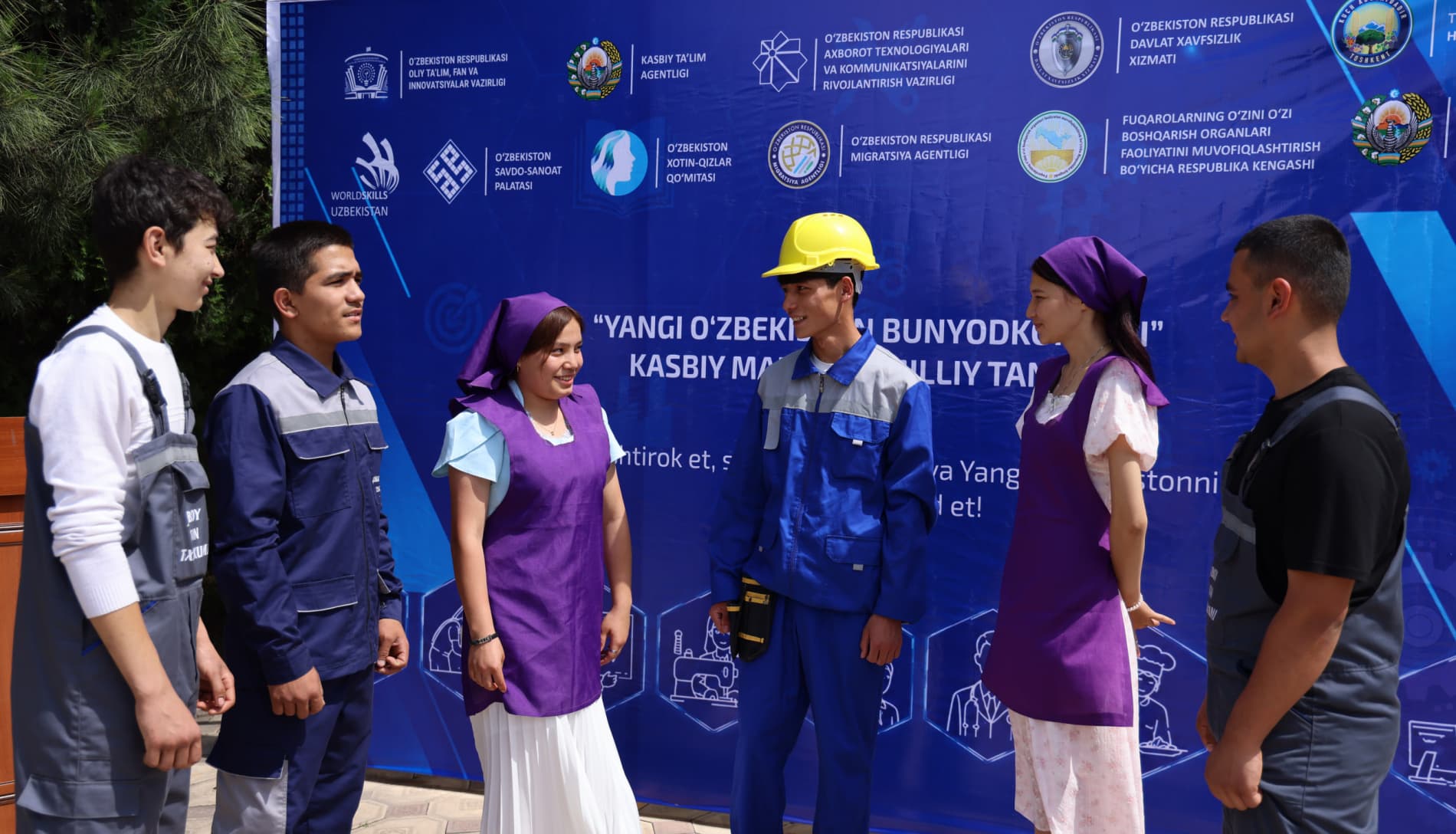 🔵 Kelajak bunyodkorlari mahorat maydonida