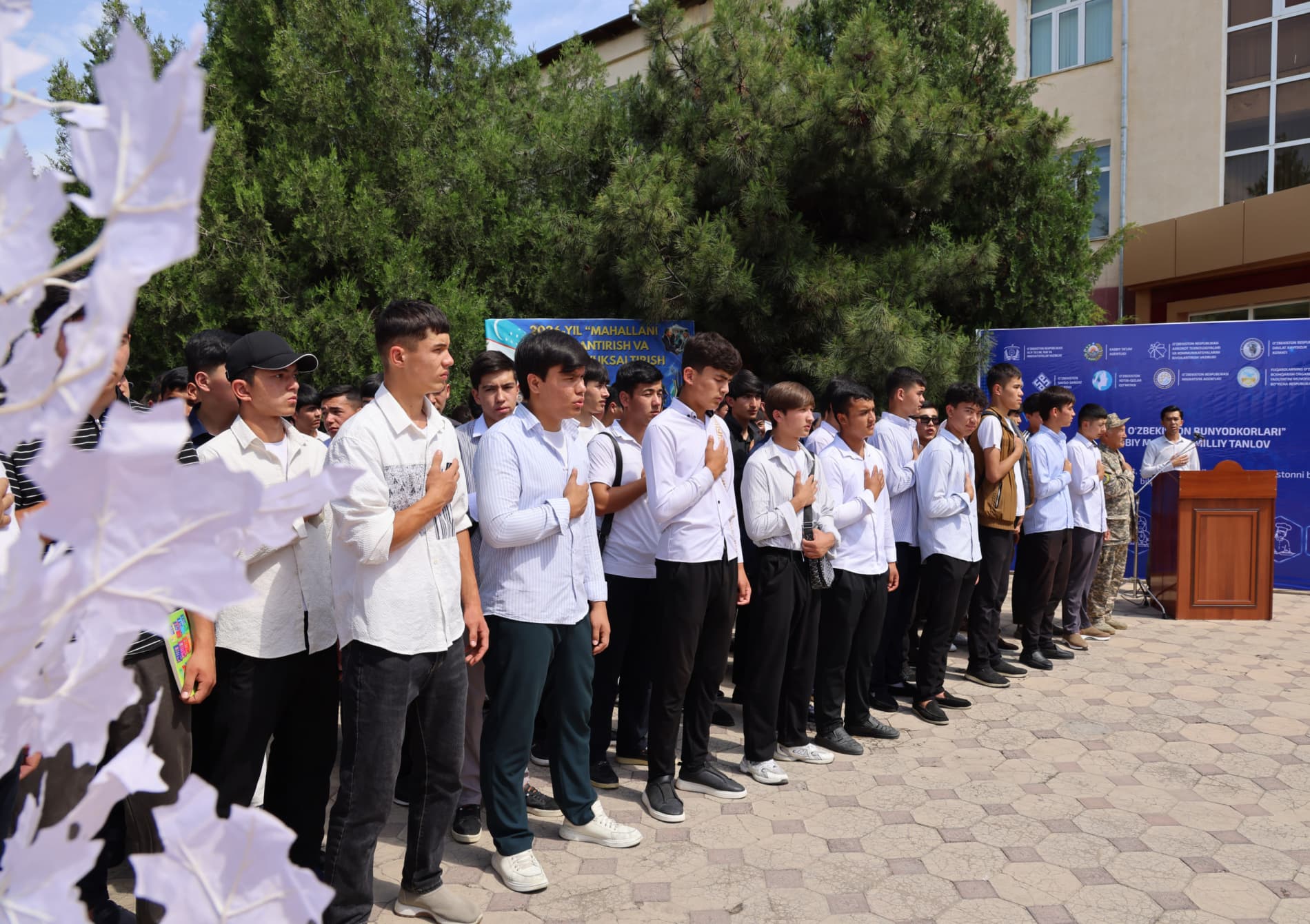 🔵 Kelajak bunyodkorlari mahorat maydonida