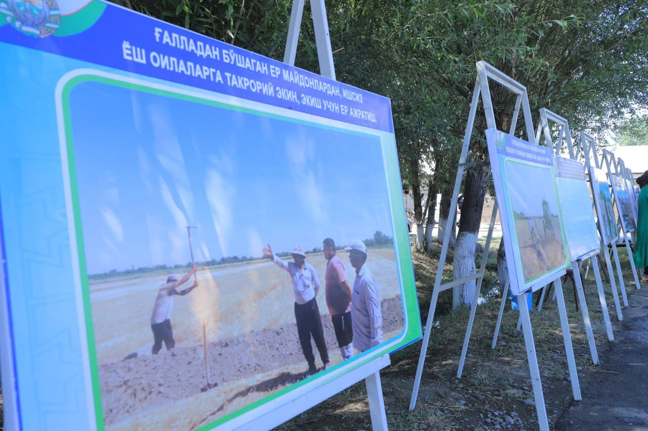 NARPAY TUMANIDA G‘ALLADAN BO‘SHAGAN YERLARDAN SAMARALI FOYDALANILMOQDA