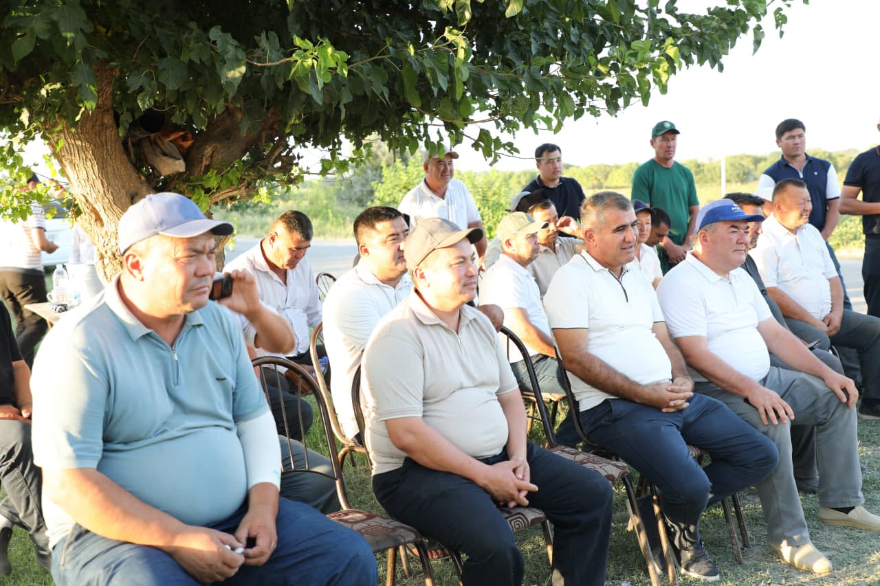 Nurobodda g‘o‘zaning hosil to‘plash davrida muhim agrotexnik tadbirlar muhokama qilindi