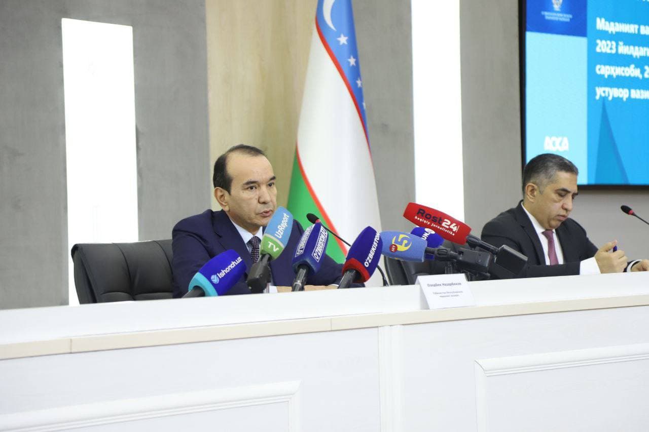Statement of the Minister of Culture of the Republic of Uzbekistan Ozodbek Nazarbekov at the press conference