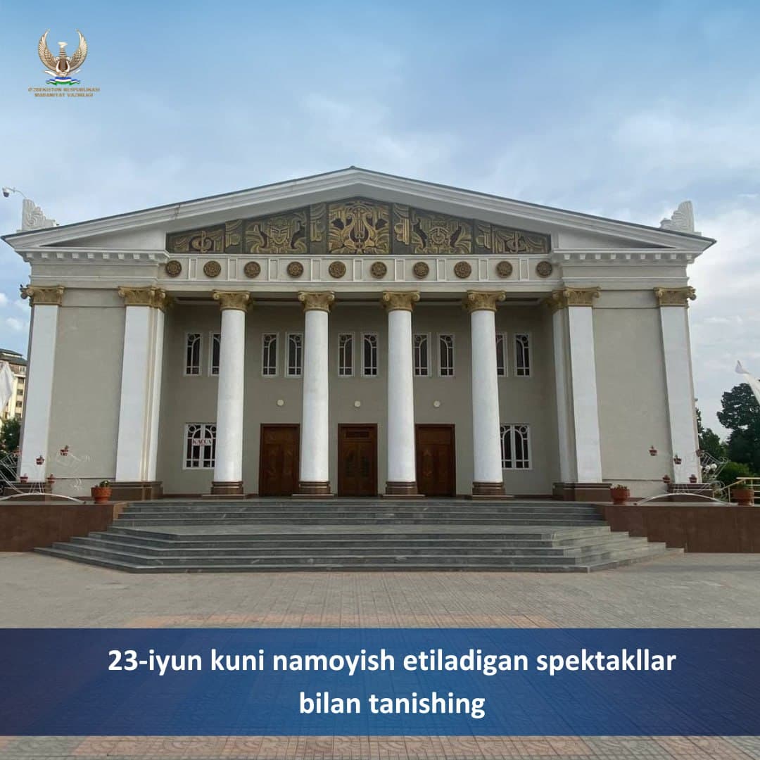 23-iyun kuni namoyish etiladigan spektakllar bilan tanishing